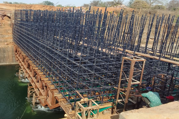 Auqaduct in bahuti main canal